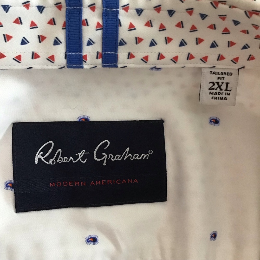 ROBERT GRAHAM Button Down Long Sleeve Shirt - Picture 6 of 8